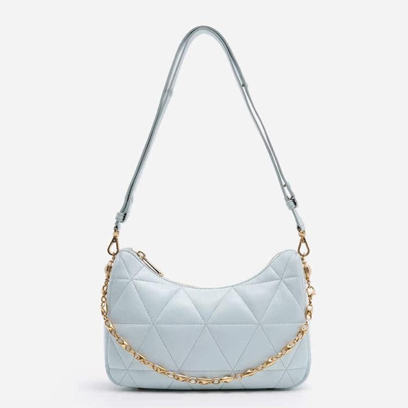 Real leather women's bag crossbody bag fashionable sheepskin armpit bag women's crescent bag