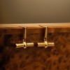 Themis Waterproof Gold T-Bar Earrings